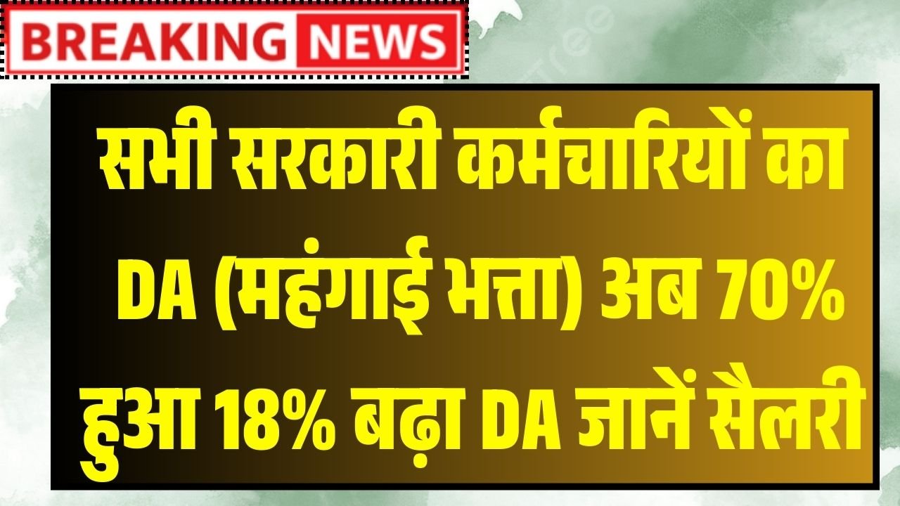 DA Hike Govt Employee 2025-26