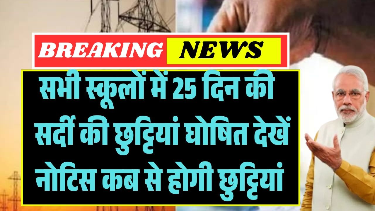 School Winter Holidays 2025 December